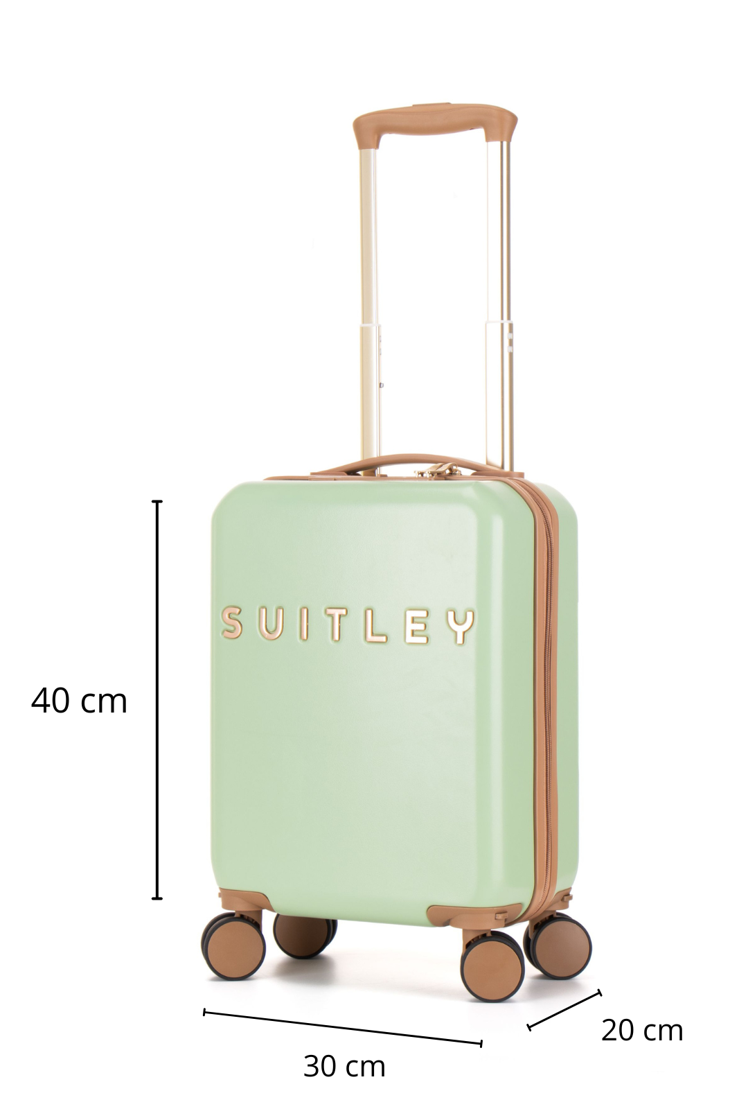 Trendy Matcha Green | Handbagage koffer 40x30x20 cm | SUITLEY